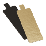 Rectangle Or/Noir avec languette