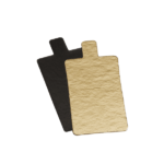 Rectangle Or/Noir avec languette