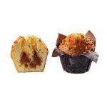Muffin tulipe fourré caramel salé 95g