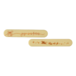 Rectangle assortiment dessus • d’éclairs Noël . en pâte à glacer