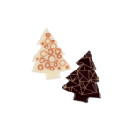Assortiment sapins scandinaves en chocolat blanc et noir