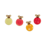 Assortiment Boules de noël en chocolat blanc