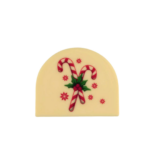Embout Arrondi sucre d’orge en chocolat blanc