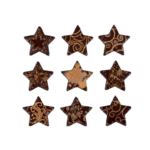 Assortiment graphiques en chocolat noir